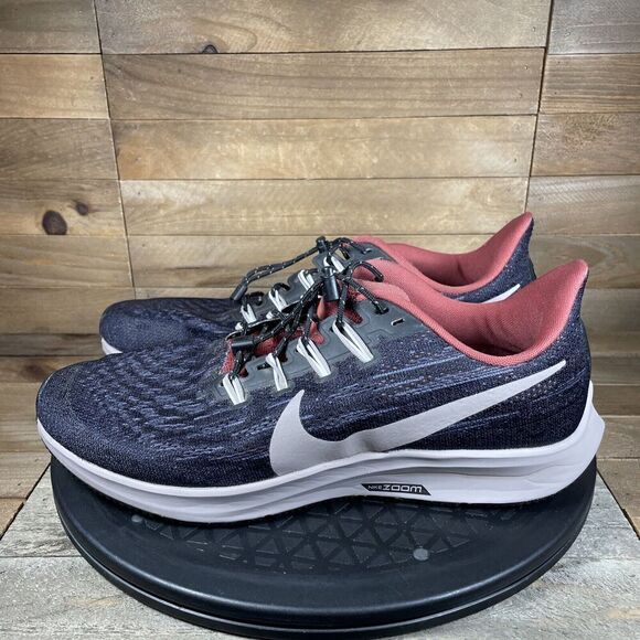 Nike Pegasus 36 Womens Size 9 Blue Black red Athletic Shoes Running - Picture 3 of 10